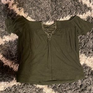 Olive Green Blouse